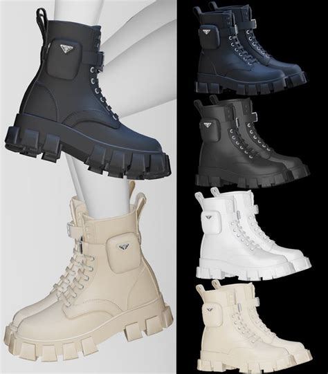 sims 4 prada monolith boots.